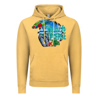 Vintage Mustard beach please Vintage Hoodie - CowhideDigitalArt