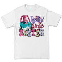 White Easter Day Rollin into Easter toddler car Premium Tee - OliviaCreatesArt
