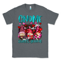 Charcoal Heather gnome sweet gnomes olivia Classic Tee - OliviaCreatesArt