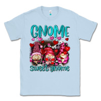 Dusty Blue gnome sweet gnomes olivia Classic Tee - OliviaCreatesArt
