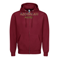 Burgundy American mom Zipper Hoodie - JahusDesignShop