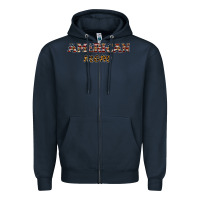 Navy American mom Zipper Hoodie - JahusDesignShop