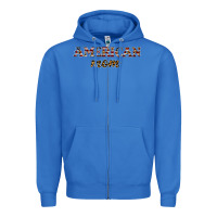 True Royal American mom Zipper Hoodie - JahusDesignShop