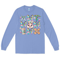 Colony Blue easter bow Long Sleeve Tee - CowhideDigitalArt