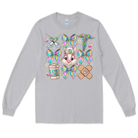 Moon Dust easter bow Long Sleeve Tee - CowhideDigitalArt