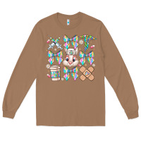 Toasted Coconut easter bow Long Sleeve Tee - CowhideDigitalArt