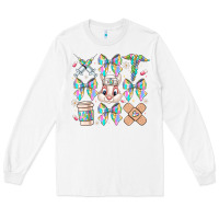 White easter bow Long Sleeve Tee - CowhideDigitalArt