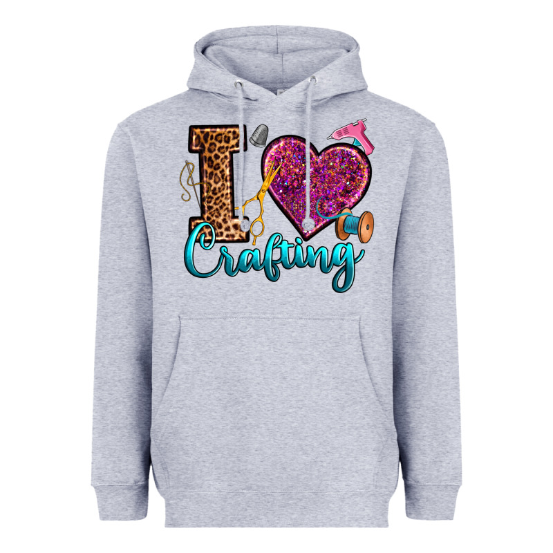 I Love Crafting Heavyweight Hoodie by RanaPortraitStore | Teevron