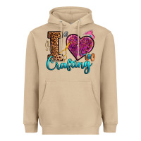 Mushroom i love crafting Heavyweight Hoodie - RanaPortraitStore