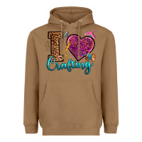 Toasted Coconut i love crafting Heavyweight Hoodie - RanaPortraitStore