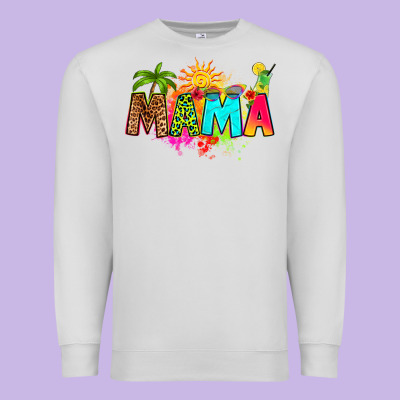 Summer Mama Premium Sweatshirt Designed By Ranaportraitstore