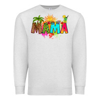 Oatmeal Heather summer mama Premium Sweatshirt - RanaPortraitStore