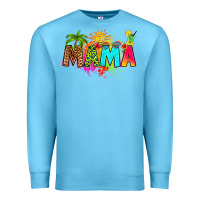 Ocean Blue summer mama Premium Sweatshirt - RanaPortraitStore