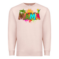 Pale Pink summer mama Premium Sweatshirt - RanaPortraitStore
