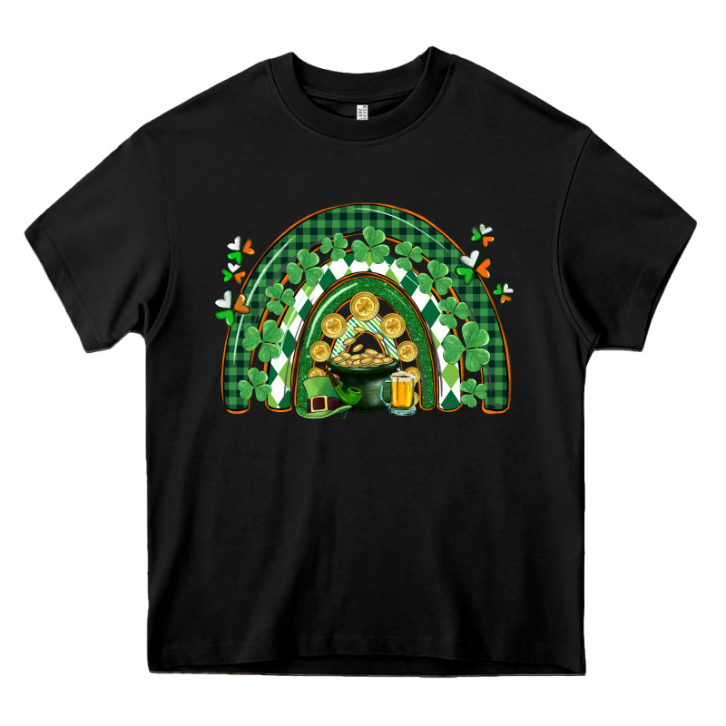 St. Patrick's Rainbow Heavy Core Tee by CowGirlArtShop | Teevron