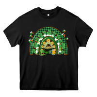 Black St. Patrick's rainbow Heavy Core Tee - CowGirlArtShop