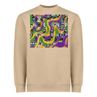 Mushroom mardi gras cowhide Heavyweight Sweatshirt - RanaPortraitStore