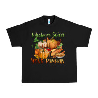 Black whatever spices your pumpkin Urban Heavy Tee - BundleAndBundleShop