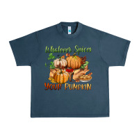 Midnight Navy whatever spices your pumpkin Urban Heavy Tee - BundleAndBundleShop