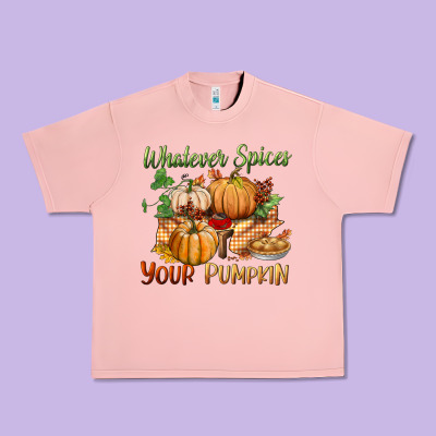 Whatever Spices Your Pumpkin Urban Heavy Tee Designed By Bundleandbundleshop