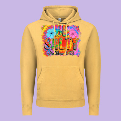 Be Salty Vintage Hoodie Designed By Cowhidedigitalart
