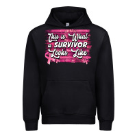 Black this is what a survivor looks like breast cancer awareness Urban Hoodie - Jasminsmagicworld