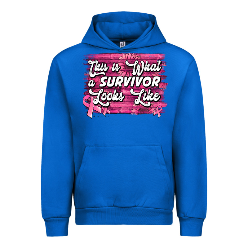 This Is What A Survivor Looks Like Breast Cancer Awareness Urban Hoodie by Jasminsmagicworld | Teevron