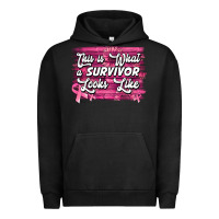 Pigment Black this is what a survivor looks like breast cancer awareness Urban Hoodie - Jasminsmagicworld