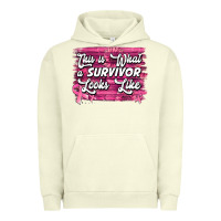 Pigment Pistachio this is what a survivor looks like breast cancer awareness Urban Hoodie - Jasminsmagicworld
