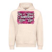 Sandshell this is what a survivor looks like breast cancer awareness Urban Hoodie - Jasminsmagicworld