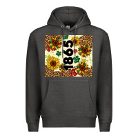 Charcoal Heather juneteenth 1865 sunflowers Premium Hoodie - Artiststas