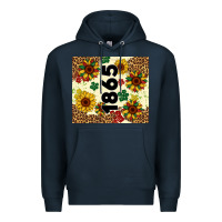 Navy juneteenth 1865 sunflowers Premium Hoodie - Artiststas