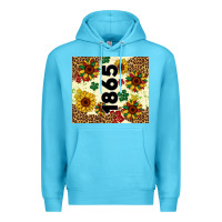 Ocean Blue juneteenth 1865 sunflowers Premium Hoodie - Artiststas