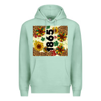Seafoam juneteenth 1865 sunflowers Premium Hoodie - Artiststas