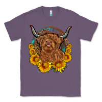Lavender cow sunflower leopard Classic Tee - OliviaCreatesArt