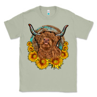 Matcha cow sunflower leopard Classic Tee - OliviaCreatesArt