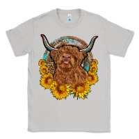 Moon Dust cow sunflower leopard Classic Tee - OliviaCreatesArt