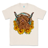 Natural cow sunflower leopard Classic Tee - OliviaCreatesArt