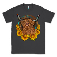 Smoke cow sunflower leopard Classic Tee - OliviaCreatesArt