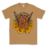Toasted Coconut cow sunflower leopard Classic Tee - OliviaCreatesArt