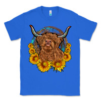 True Royal cow sunflower leopard Classic Tee - OliviaCreatesArt