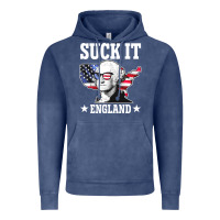Vintage Denim funny george washington suck it england Vintage Hoodie - DesigneFamous
