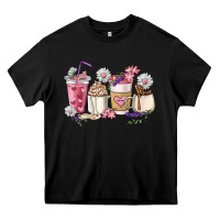 Black Mama coffee cup mother's day Heavy Core Tee - HowdyJamesFarm