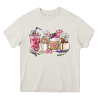 Cream Mama coffee cup mother's day Heavy Core Tee - HowdyJamesFarm