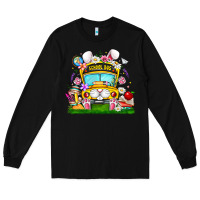 Black Easter School Bus Long Sleeve Tee - CowhideDigitalArt