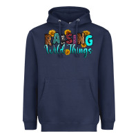 Navy raising wild things Heavyweight Hoodie - RanaPortraitStore