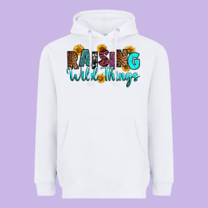 Raising Wild Things Heavyweight Hoodie Designed By Ranaportraitstore