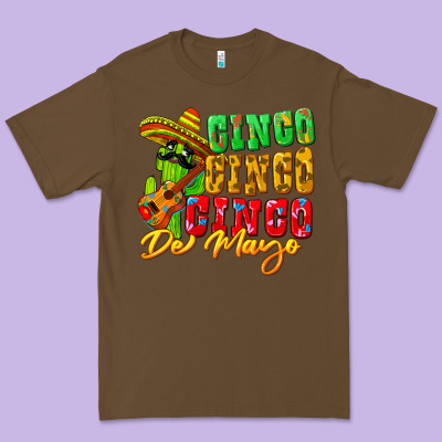 Cinco Cinco De Mayo Premium Tee Designed By Fadigitalartstudio