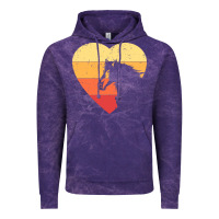 Cloud Purple Vintage Heart Horse Equestrian | Horse lover Vintage Hoodie - linhVisuals