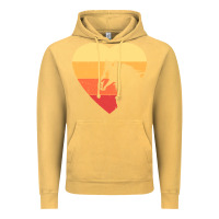 Vintage Mustard Vintage Heart Horse Equestrian | Horse lover Vintage Hoodie - linhVisuals